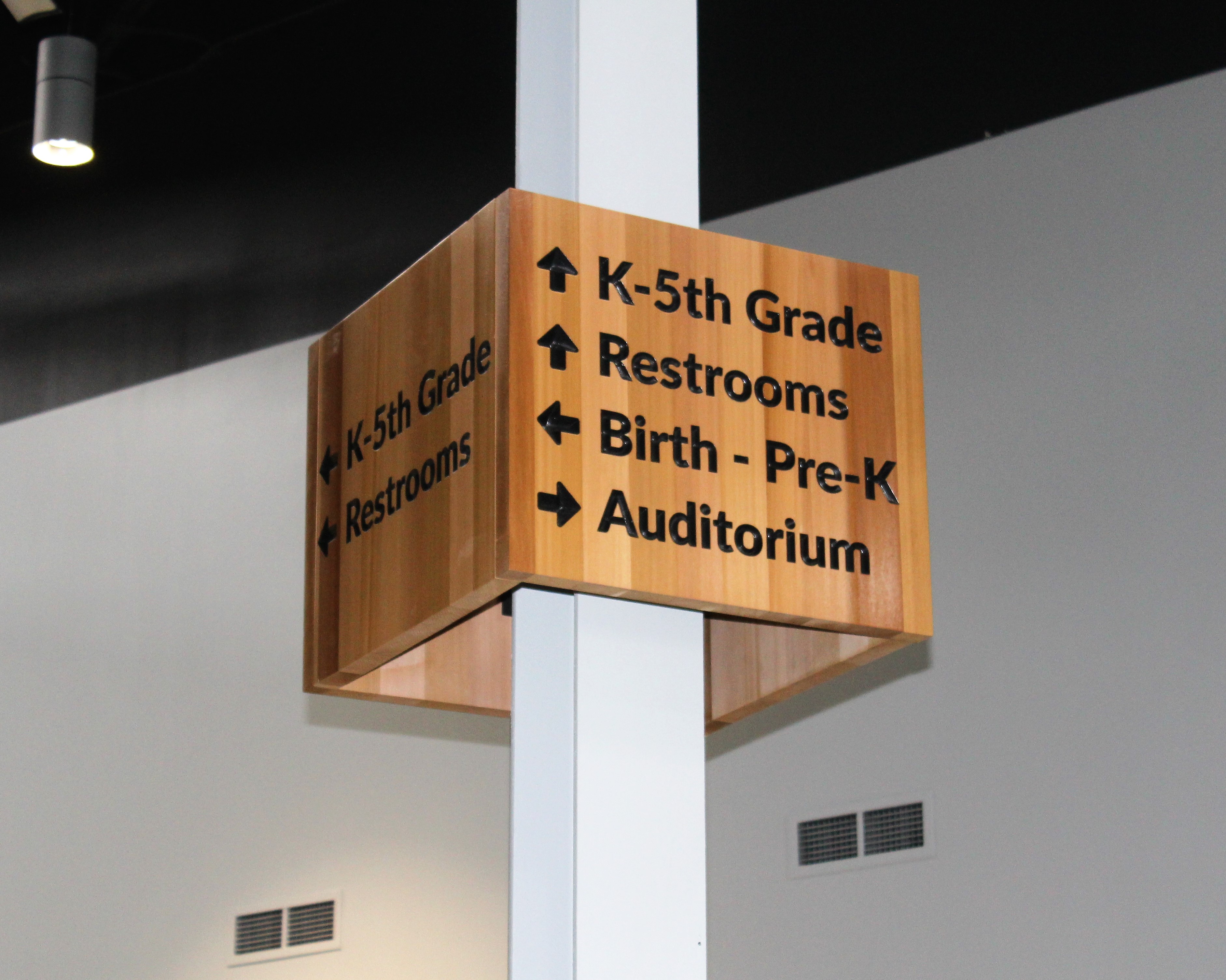 journey christian church navigational sign